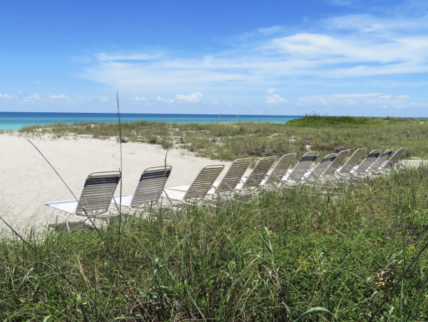 Two Bedroom Beach Condo Communal Pool  Longboat Key